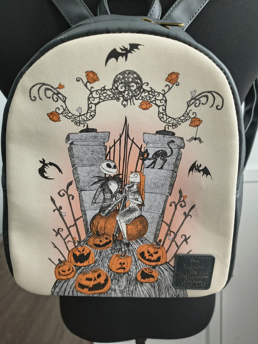 Loungefly The Nightmare Before Christmas Jack & Sally Graveyard Backpack